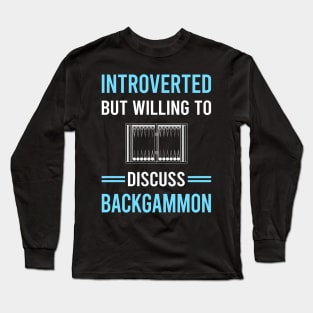 Introverted Backgammon Long Sleeve T-Shirt